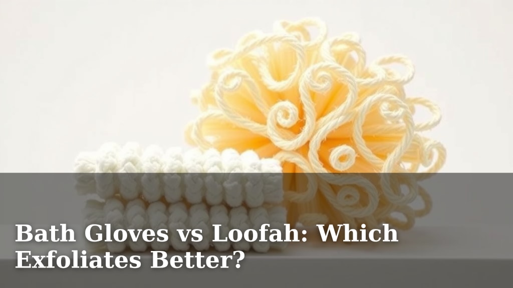 Bath Gloves vs Loofah: Which Exfoliates Better?