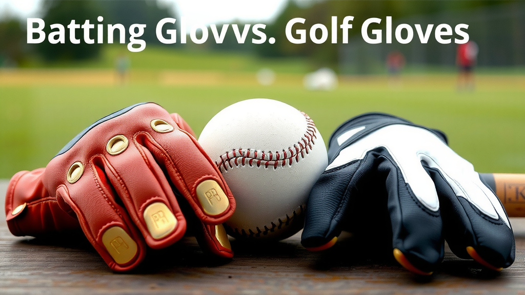 Batting Gloves vs. Golf Gloves: What's the Real Difference?