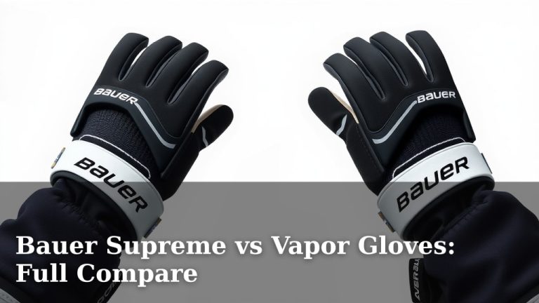 Bauer Supreme vs Vapor Gloves: Full Compare