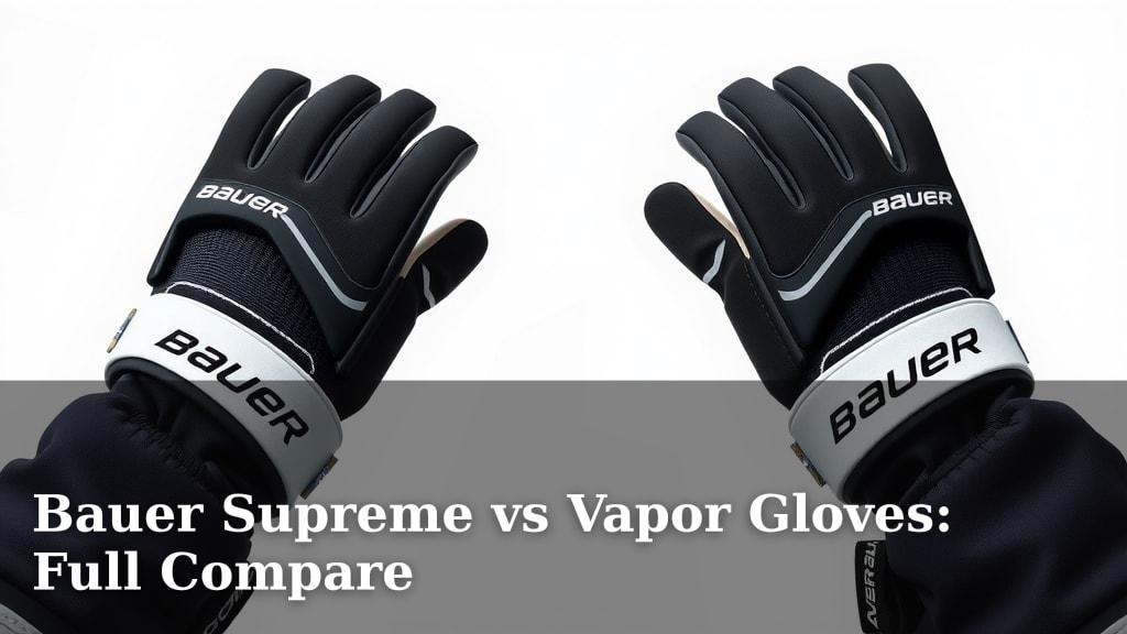 Bauer Supreme vs Vapor Gloves: Full Compare