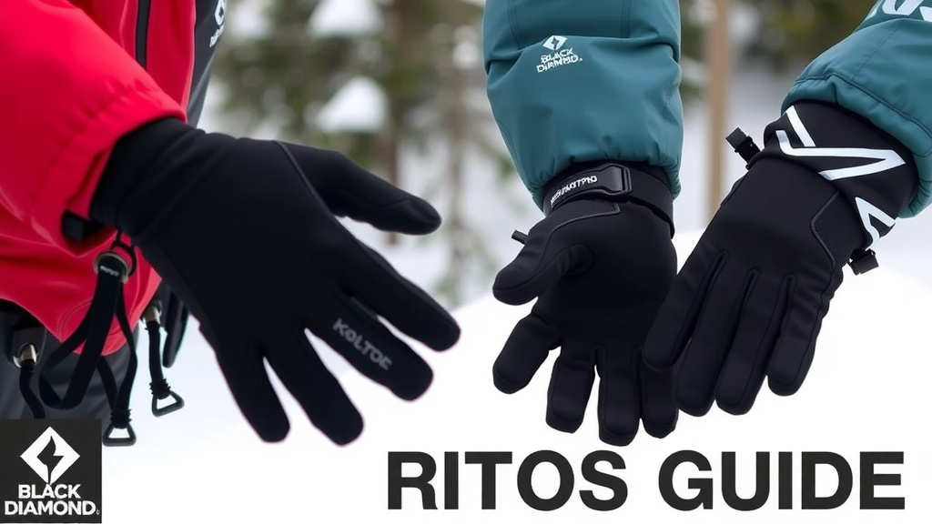 Comparing Black Diamond's Patrol and Guide Gloves