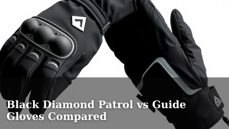 Black Diamond Patrol vs Guide Gloves Compared
