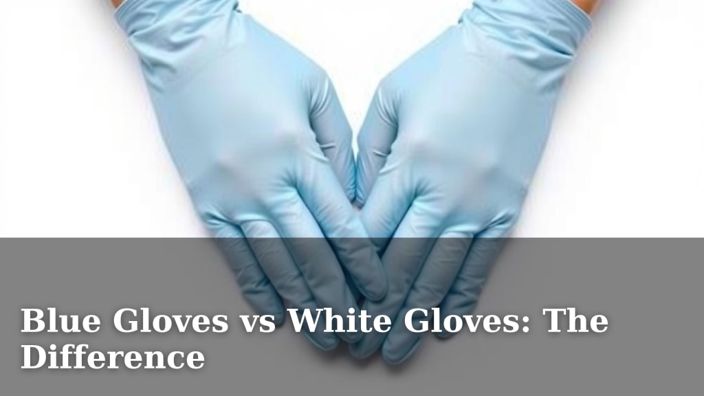 Blue Gloves vs White Gloves: The Difference
