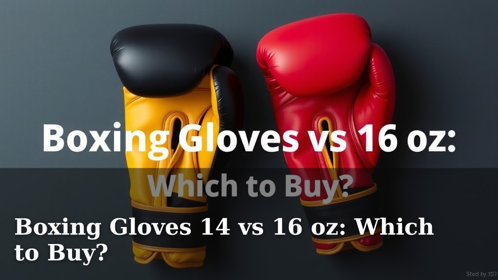 Boxing Gloves 14 vs 16 oz: Which to Buy?