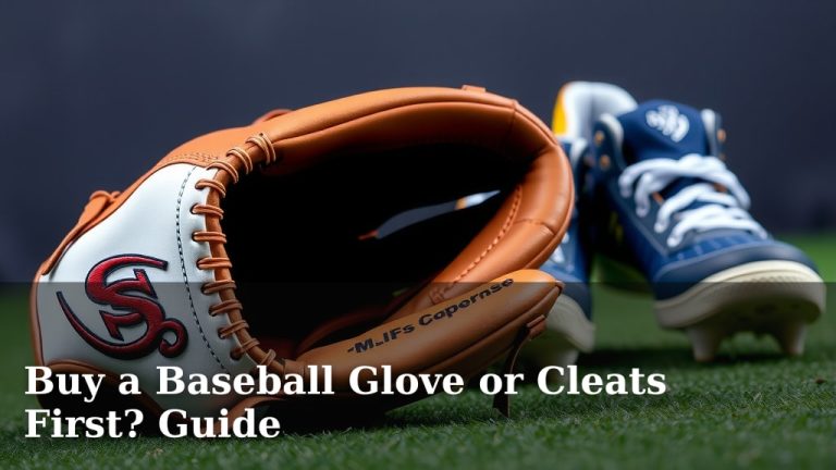 Buy a Baseball Glove or Cleats First? Guide