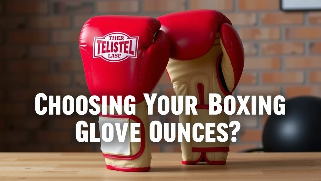 Choosing Your Boxing Glove Ounces