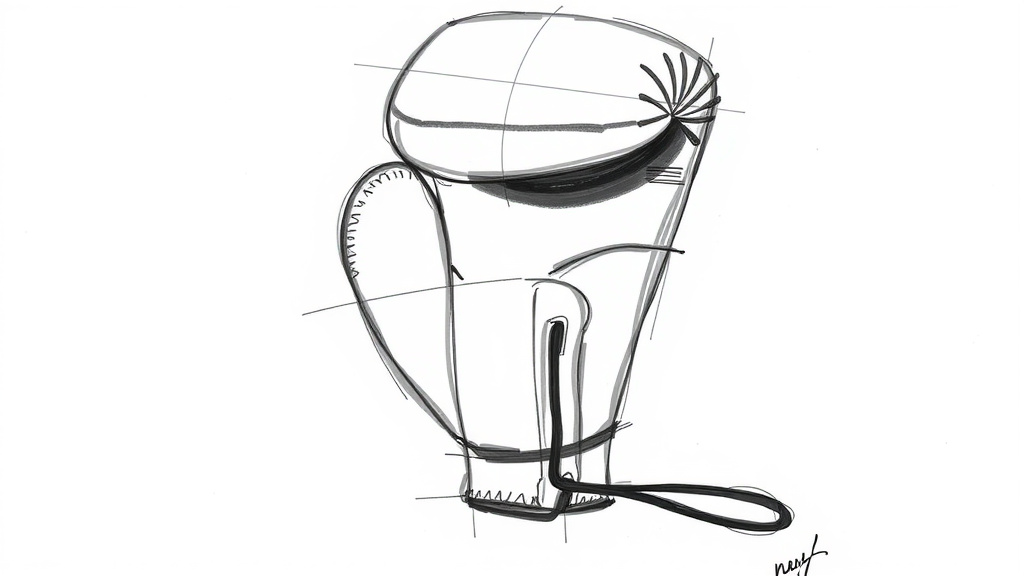Sketching Your First Boxing Glove: A Simple Approach