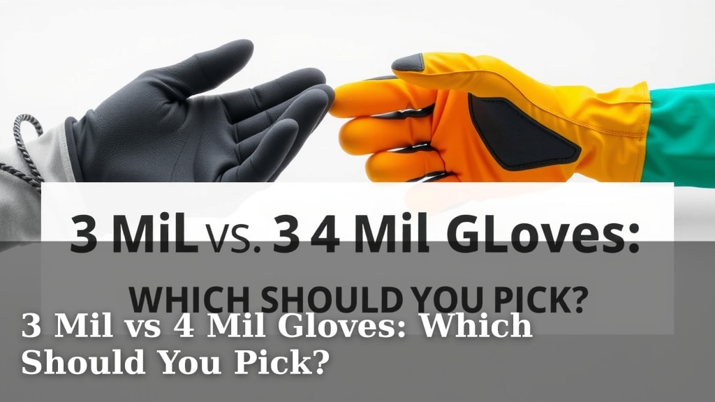 3 Mil vs 4 Mil Gloves: Which Should You Pick?