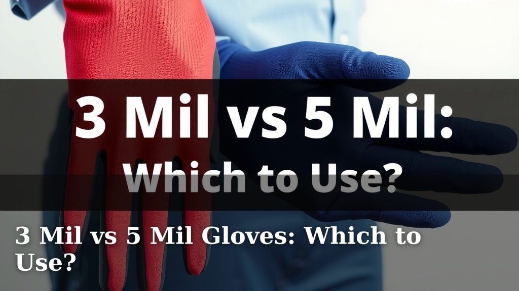 3 Mil vs 5 Mil Gloves: Which to Use?