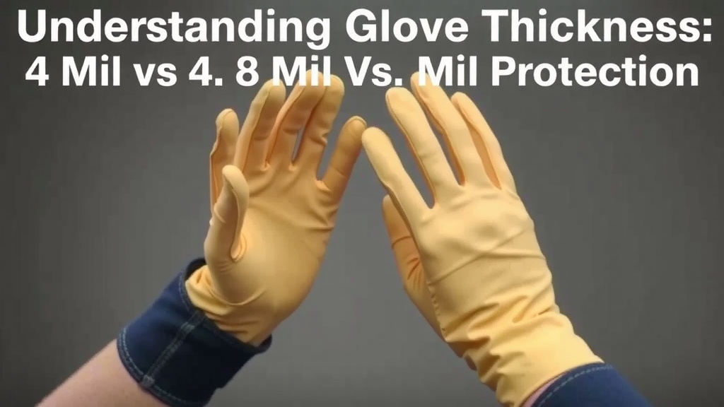 Understanding Glove Thickness: 4 Mil vs. 8 Mil Protection