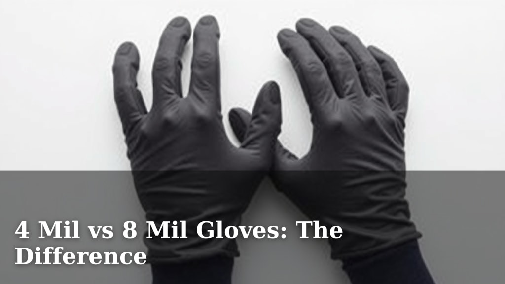 4 Mil vs 8 Mil Gloves: The Difference
