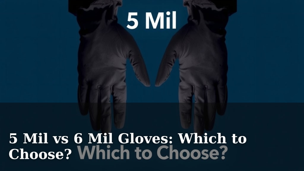 5 Mil vs 6 Mil Gloves: Which to Choose?