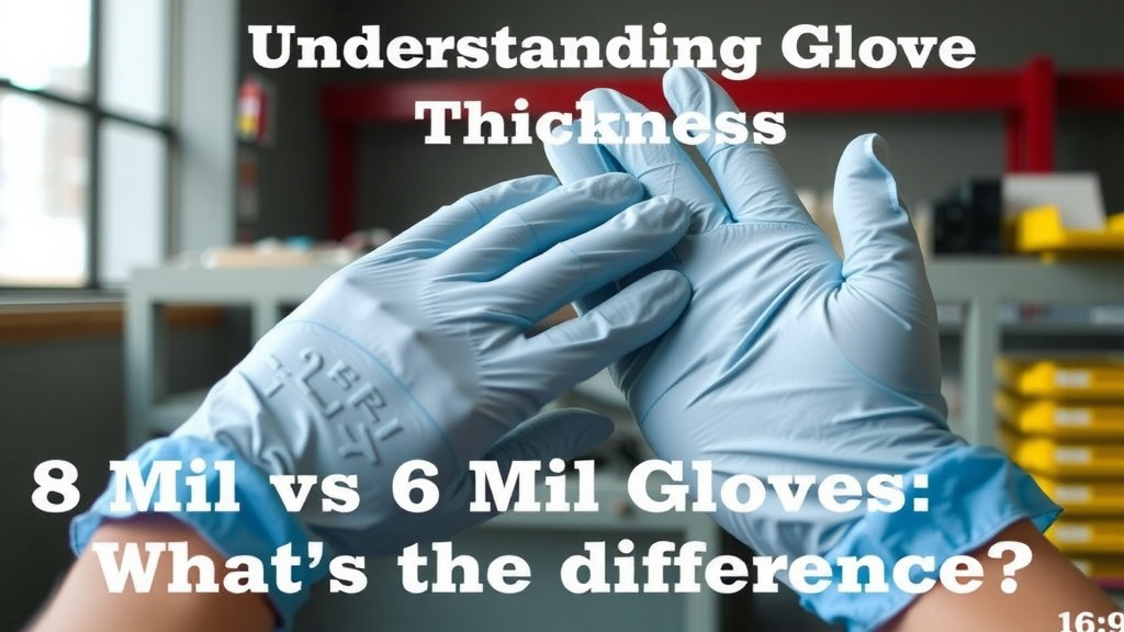 Understanding Glove Thickness: 6 Mil vs. 8 Mil