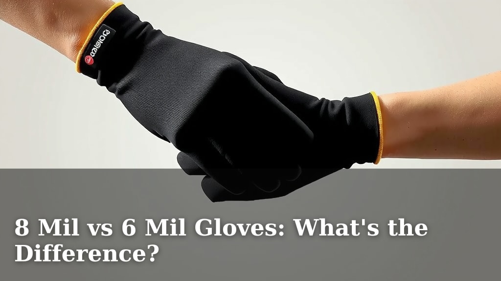 8 Mil vs 6 Mil Gloves: What's the Difference?