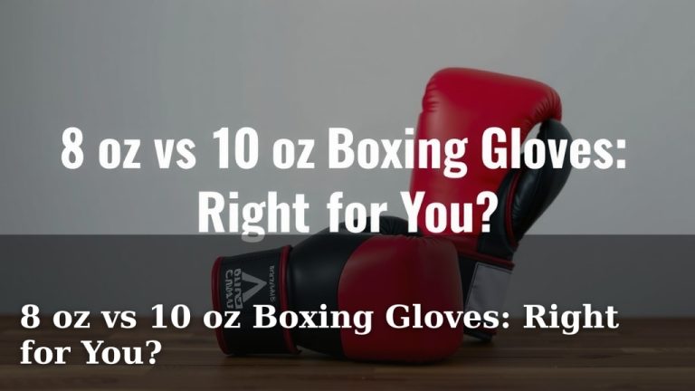 8 oz vs 10 oz Boxing Gloves: Right for You?