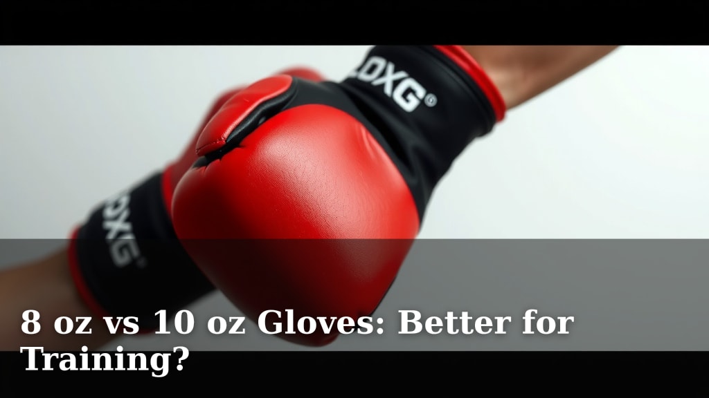 8 oz vs 10 oz Gloves: Better for Training?