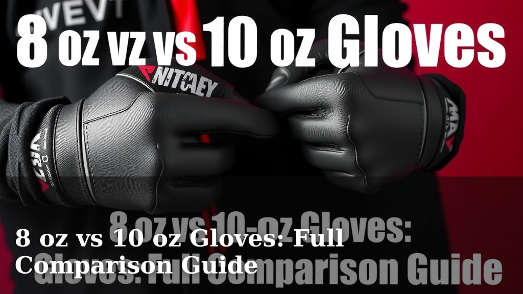 8 oz vs 10 oz Gloves: Full Comparison Guide