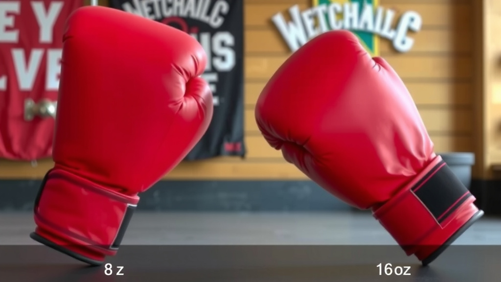 Understanding Boxing Glove Weights: 8 oz vs. 16 oz