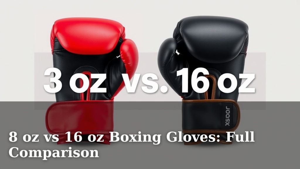 8 oz vs 16 oz Boxing Gloves: Full Comparison