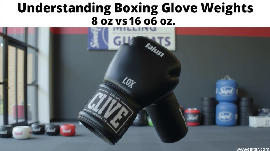 Understanding Boxing Glove Weights: 8 oz vs. 16 oz