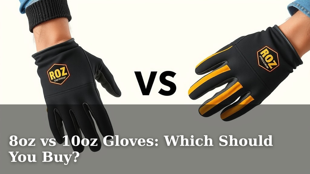8oz vs 10oz Gloves: Which Should You Buy?