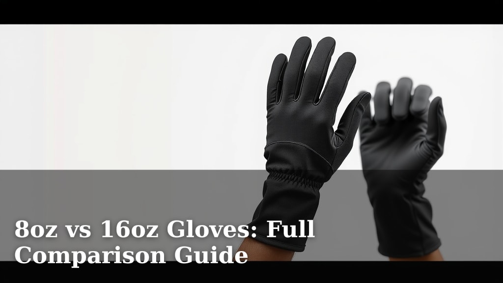 8oz vs 16oz Gloves: Full Comparison Guide