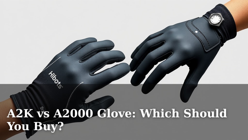 A2K vs A2000 Glove: Which Should You Buy?