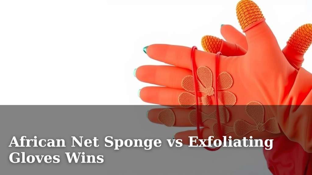 African Net Sponge vs Exfoliating Gloves Wins