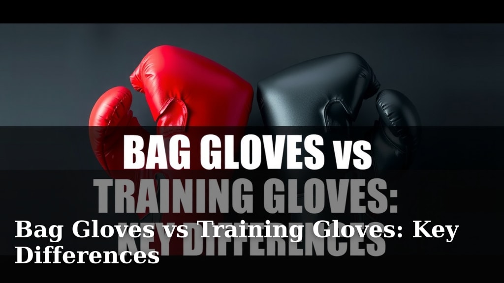 Bag Gloves vs Training Gloves: Key Differences