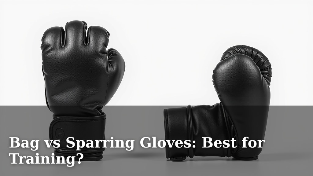 Bag vs Sparring Gloves: Best for Training?