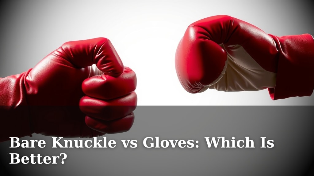 Bare Knuckle vs Gloves: Which Is Better?