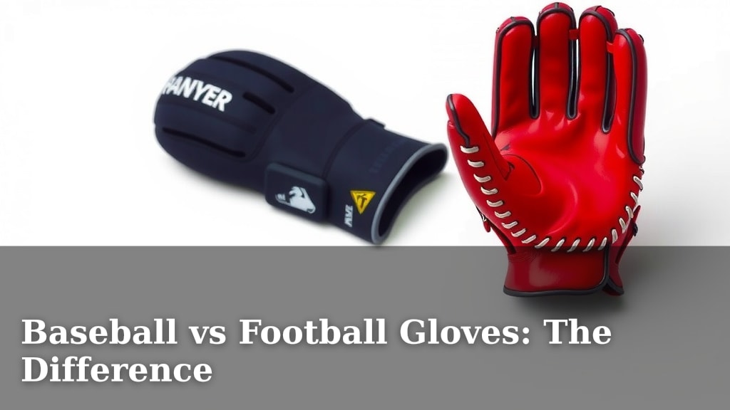 Baseball vs Football Gloves: The Difference