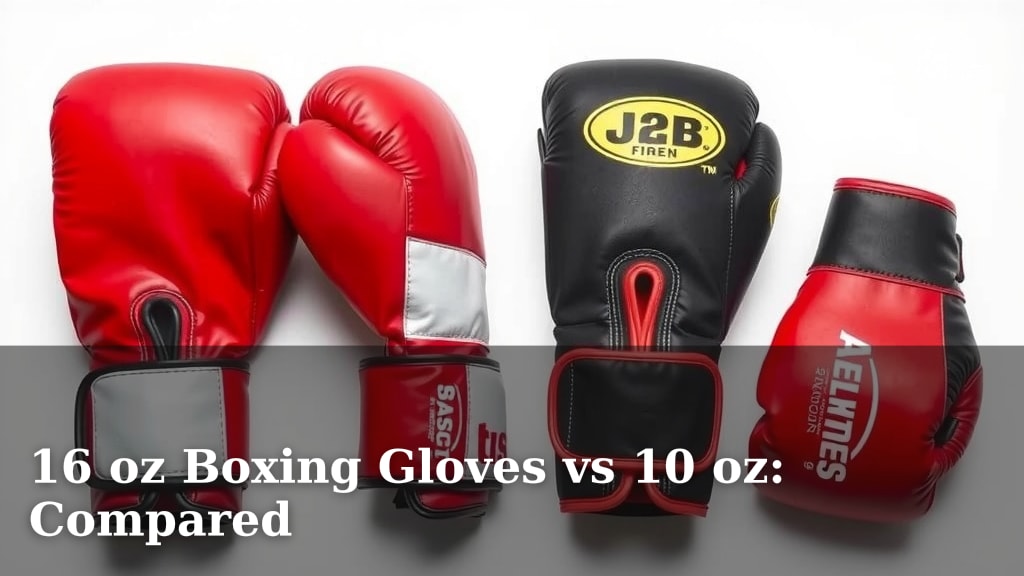 16 oz Boxing Gloves vs 10 oz: Compared