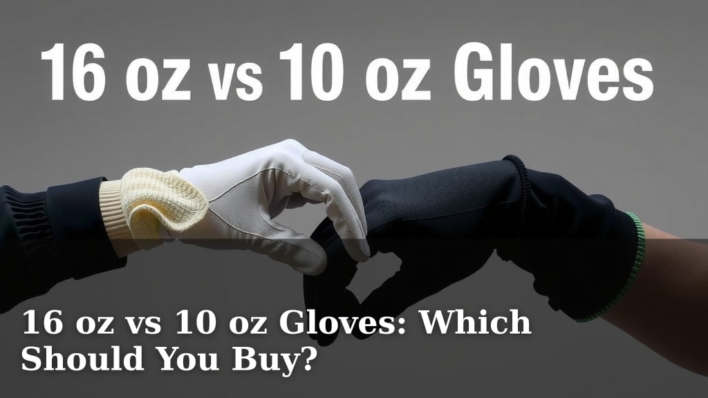 16 oz vs 10 oz Gloves: Which Should You Buy?