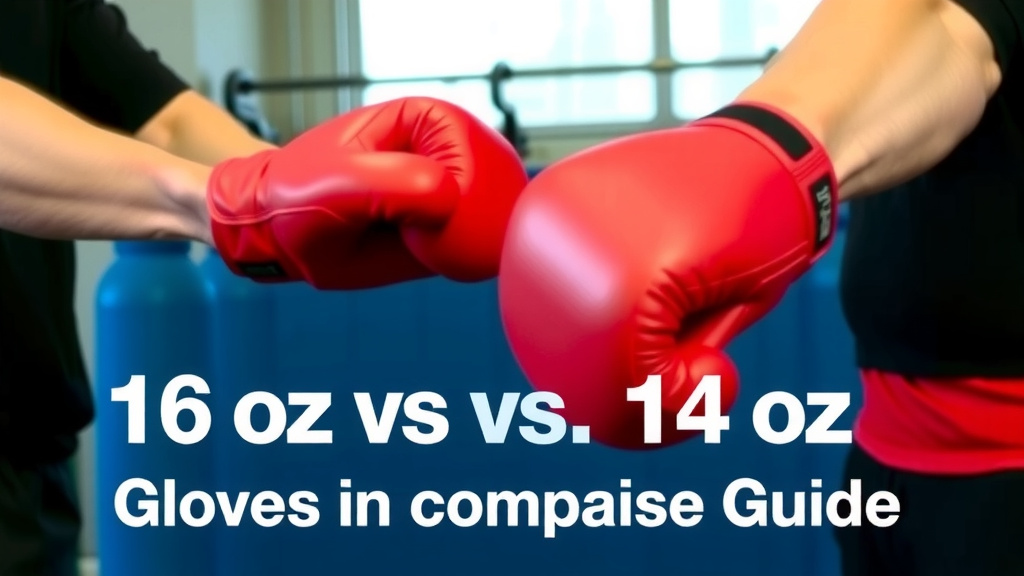 Understanding Glove Weights: 16 oz vs. 14 oz for Your Training