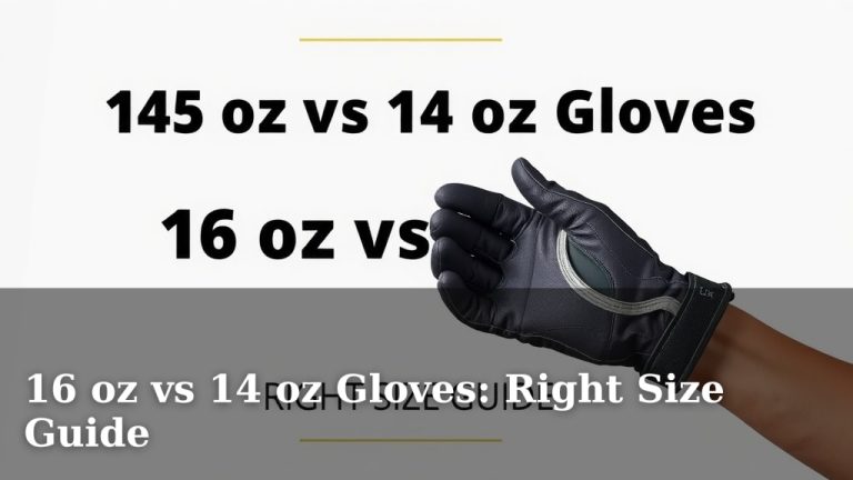 16 oz vs 14 oz Gloves: Right Size Guide