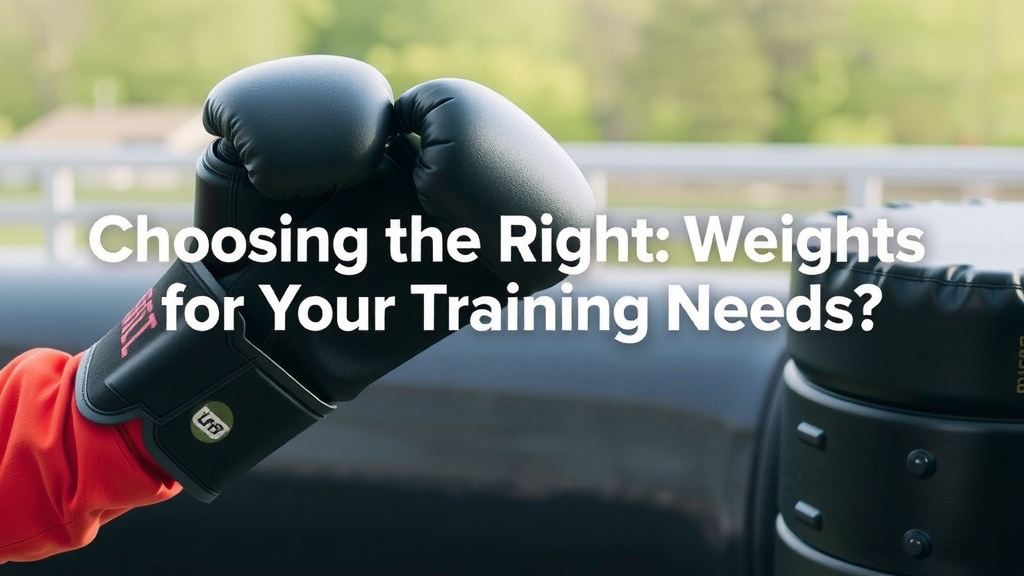 Choosing the Right Glove Weight for Your Training Needs