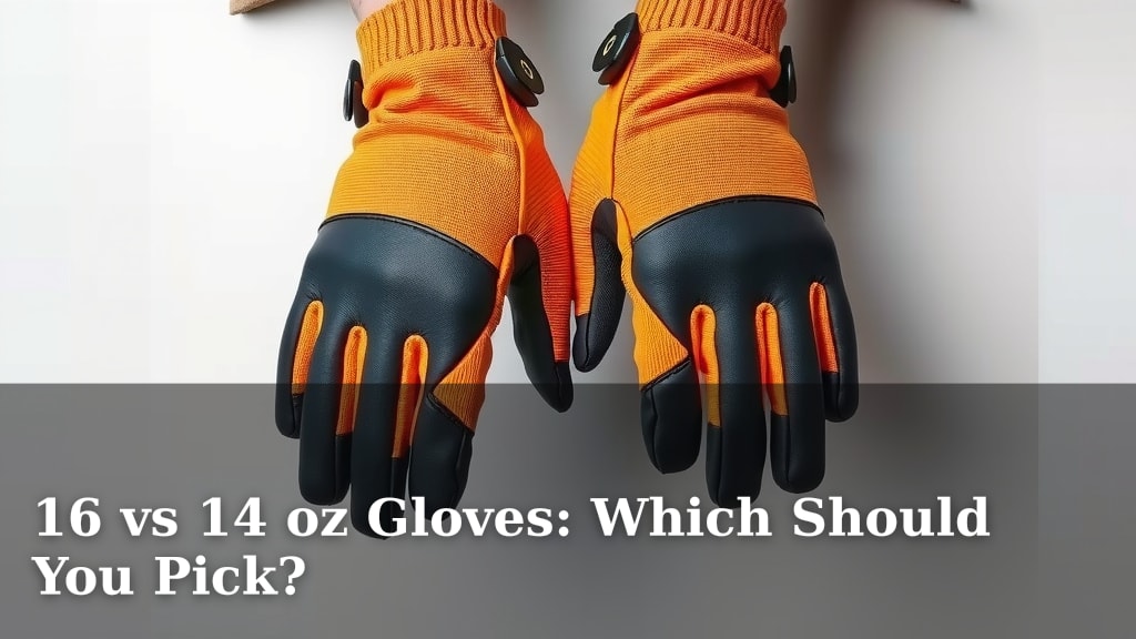 16 vs 14 oz Gloves: Which Should You Pick?