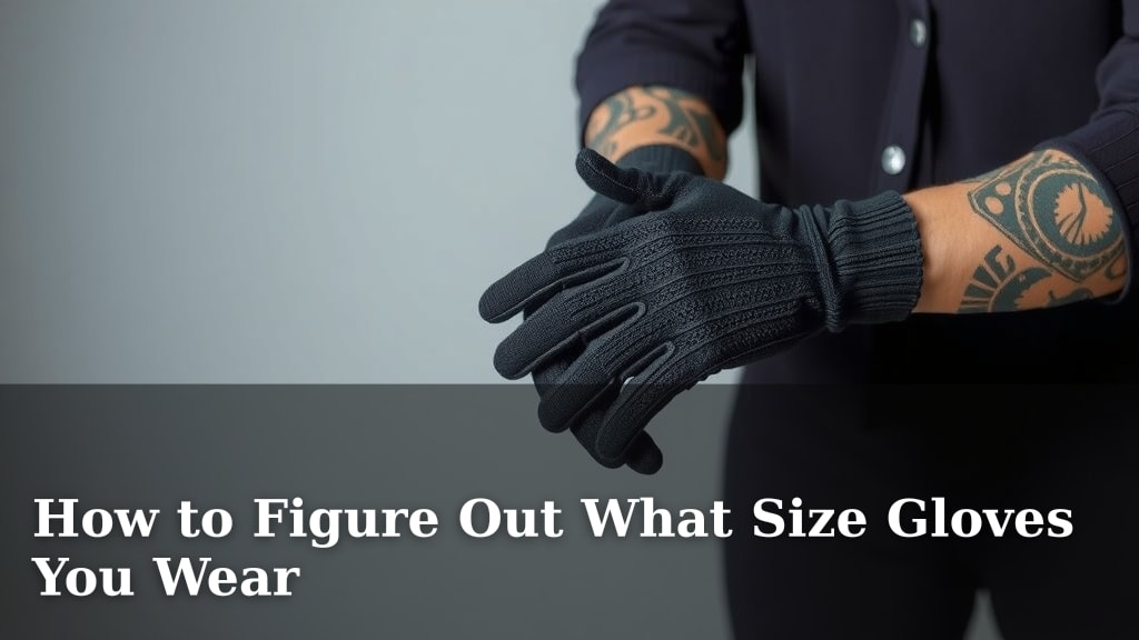 How to Figure Out What Size Gloves You Wear