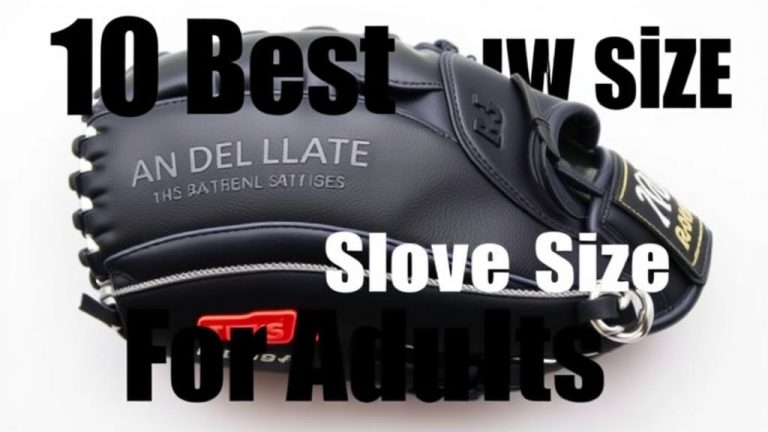10 Best Baseball Glove Size For Adults [2026]