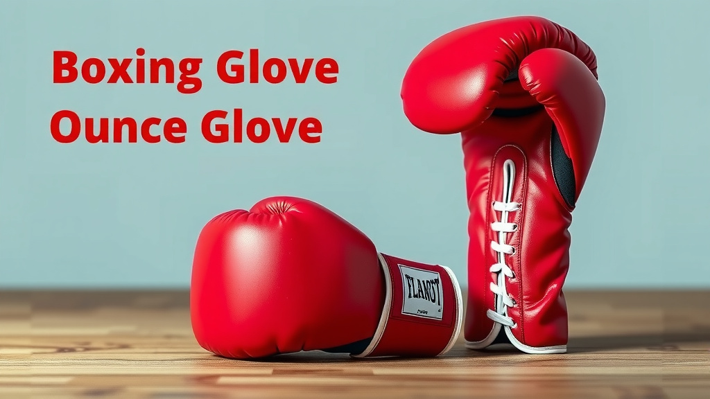 Understanding Boxing Glove Ounce Weights
