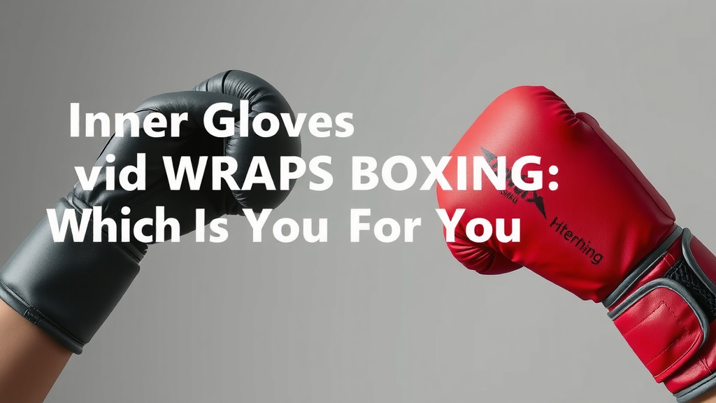 Inner Gloves vs Wraps Boxing: Which Is Best For You