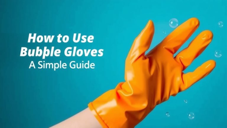 How to Use Bubble Gloves: A Simple Guide