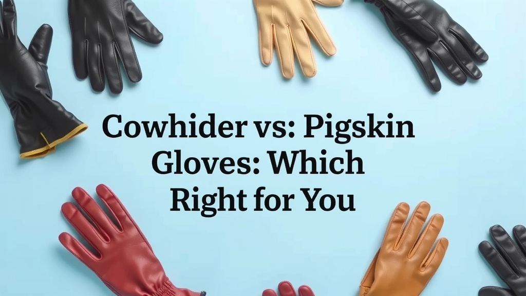 Cowhide vs Pigskin Gloves: Which is Right for You