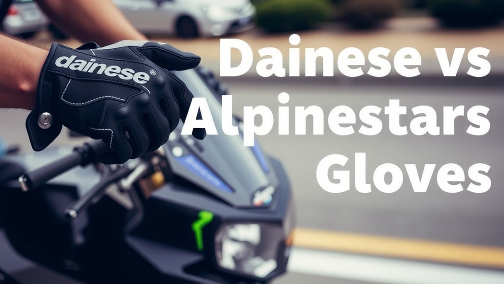 Dainese vs. Alpinestars: Finding Your Perfect Motorcycle Gloves