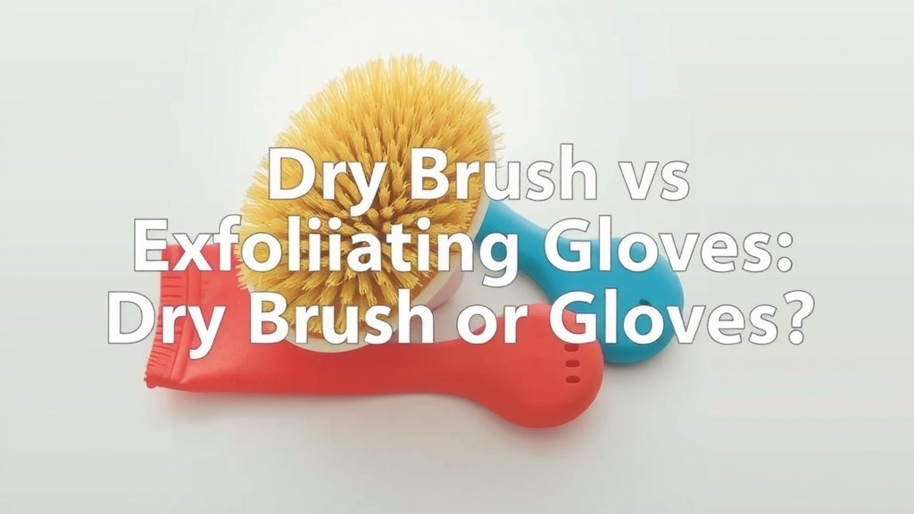 Choosing Your Best Exfoliation Tool: Dry Brush or Gloves?