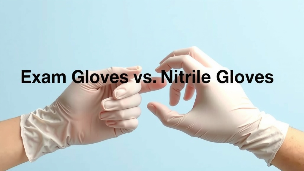 Exam Gloves vs Nitrile Gloves: Which is Right for You