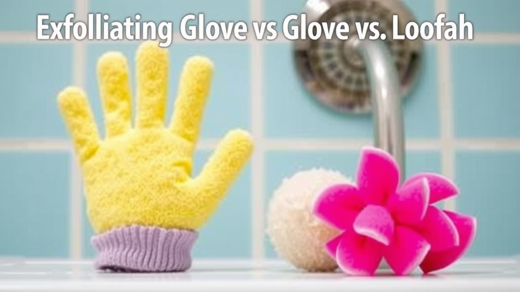 Comparing Your Shower Scrubbing Companions: Glove vs. Loofah