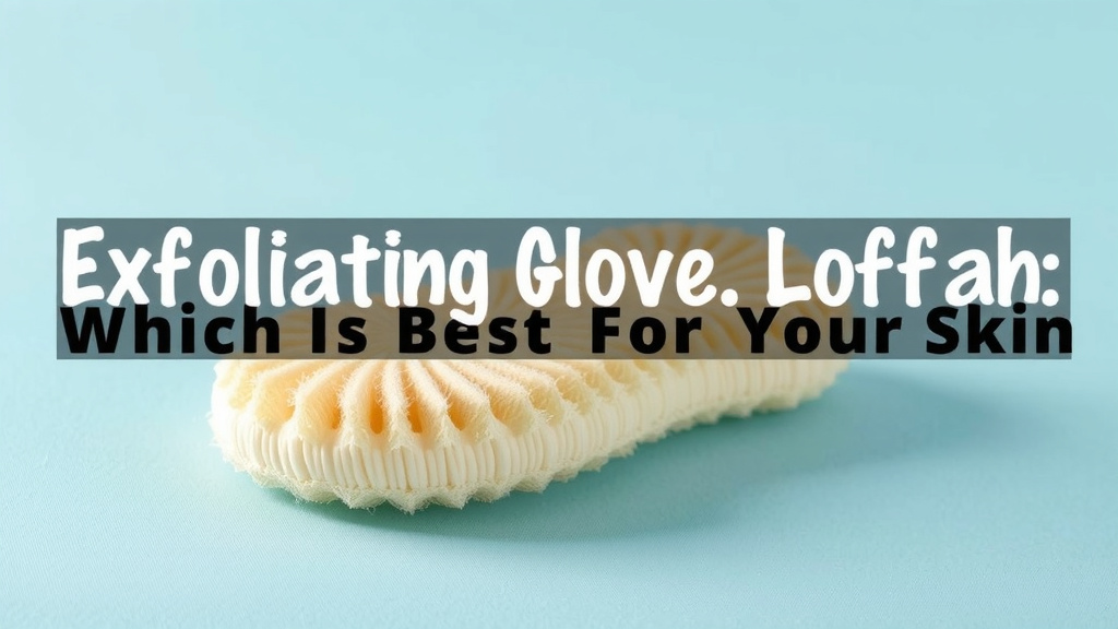 Exfoliating Glove vs Loofah: Which Is Best For Your Skin