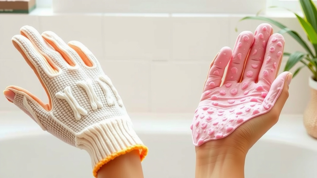 Choosing Between Exfoliating Gloves and Body Scrubs